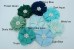 Selina Chiffon Flower (L, 8cm), Pack of 2